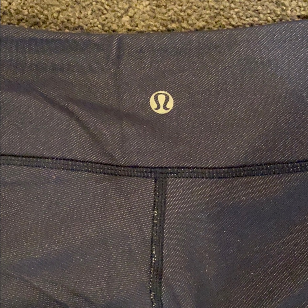 Lululemon denim leggings - Picture 2 of 3